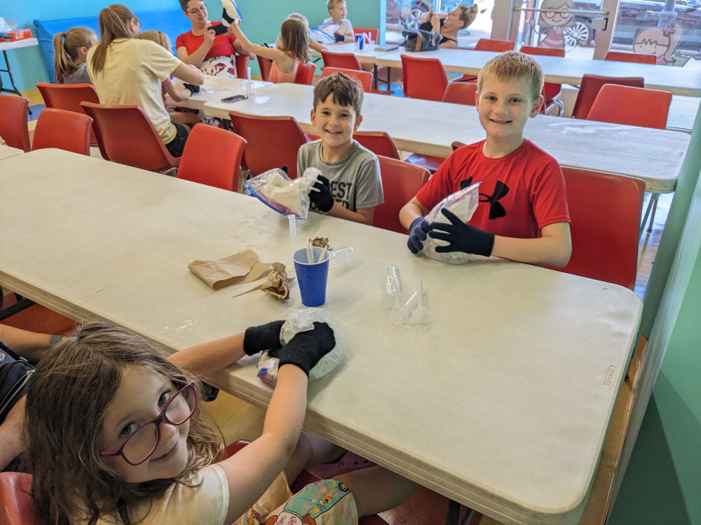 Kids Making Ice Cream