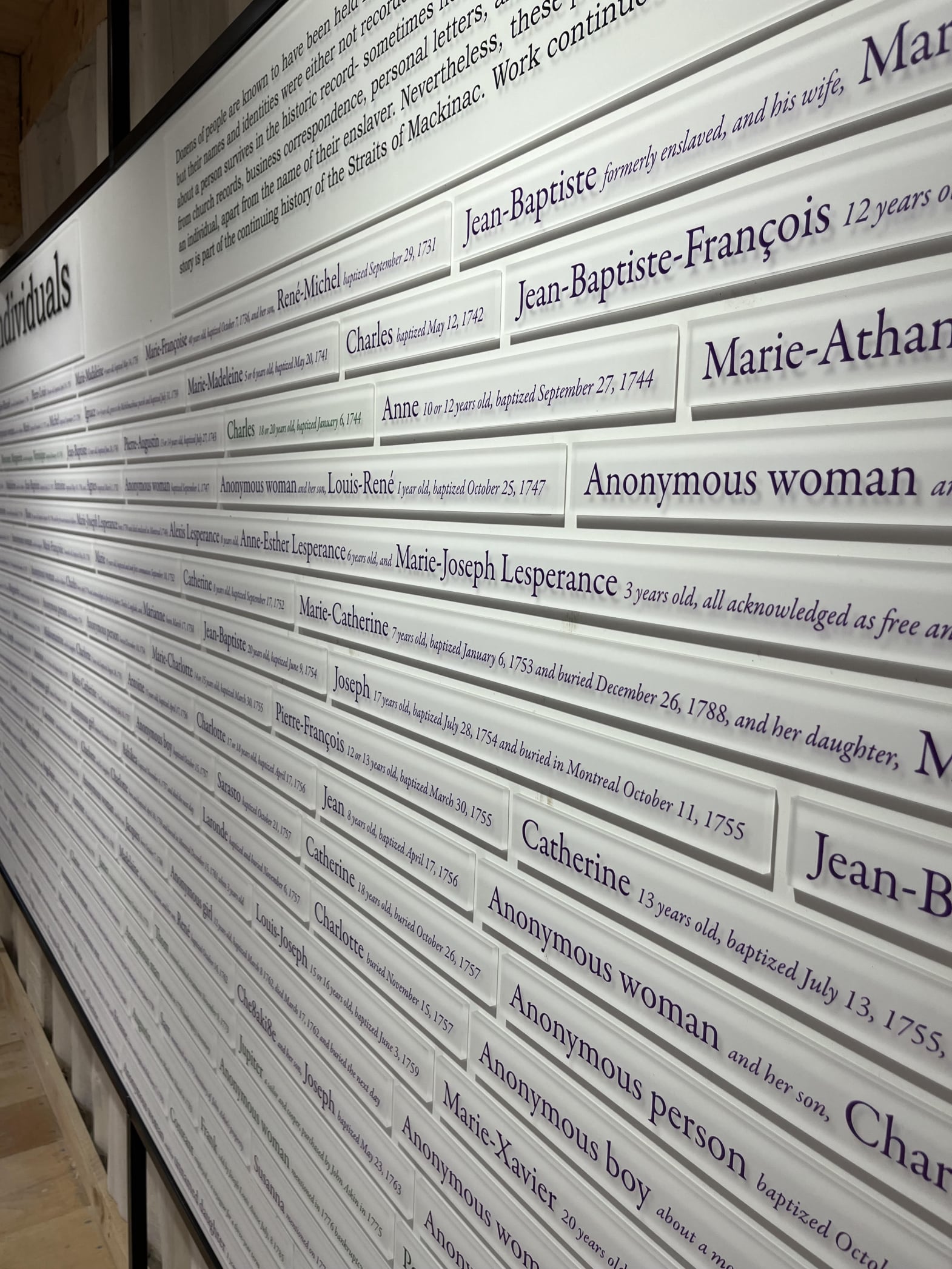Slavery at the Straights Exhibit